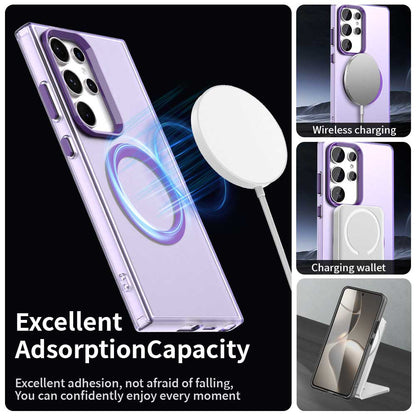 MagSafe Case for Samsung Galaxy S23 Ultra S918, Techsuit, CandyCase, Purple