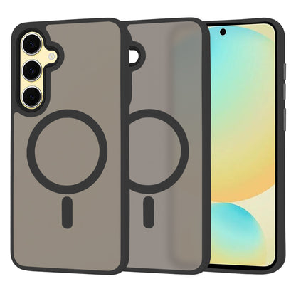 MagSafe Case for Samsung Galaxy S24 FE S721, Techsuit, HaloFrost, Black