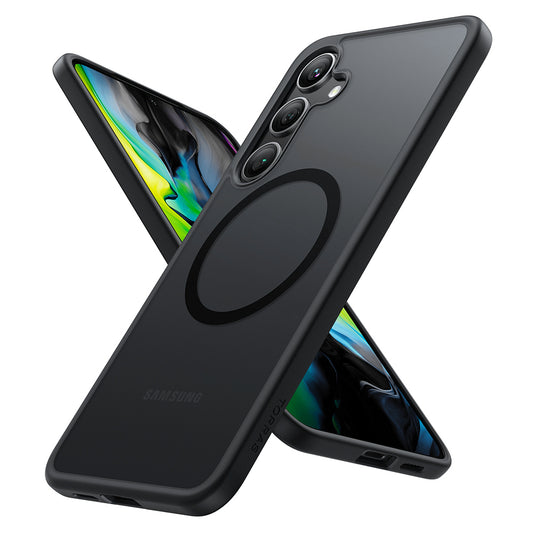 MagSafe Case for Samsung Galaxy S24+ S926, Torras, Guardian, Black