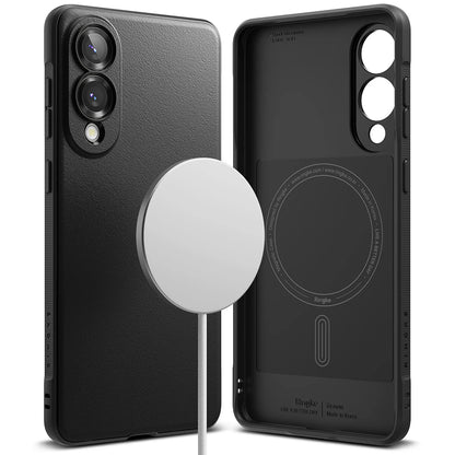 MagSafe Case for Samsung Galaxy S25 Edge S937, Ringke, Onyx, Black
