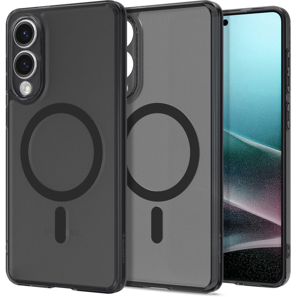 MagSafe Case for Samsung Galaxy S25 Edge S937, Spigen, Ultra Hybrid, Satin Black ACS09419