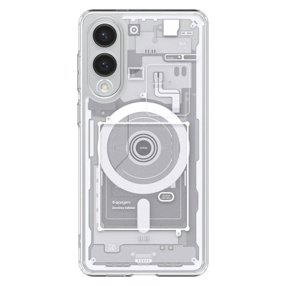 MagSafe Case for Samsung Galaxy S25 Edge S937, Spigen, Ultra Hybrid Zero One, White ACS09417