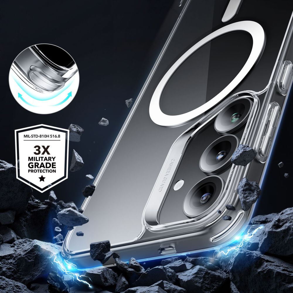 MagSafe Case for Samsung Galaxy S25+ S936, ESR, Classic Hybrid, Transparent