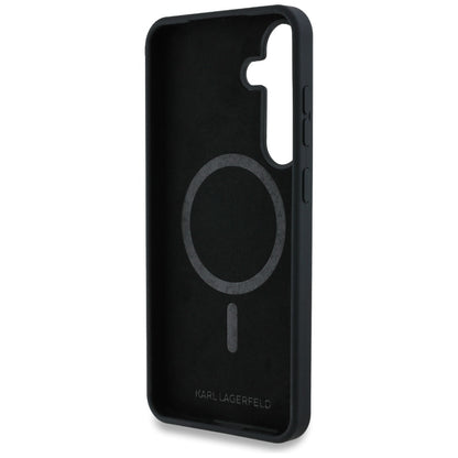 MagSafe Case for Samsung Galaxy S25 S931, Karl Lagerfeld, Silicone Graffiti, Black