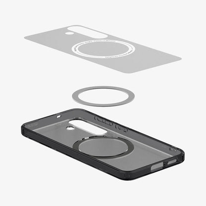 MagSafe Case for Samsung Galaxy S25 S931, Spigen, Ultra Hybrid, Satin Black