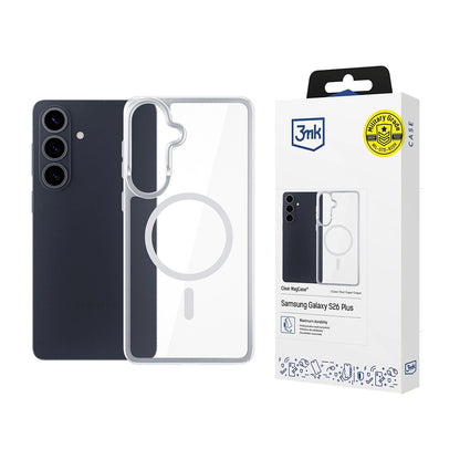 MagSafe Case for Samsung Galaxy S26, 3MK, Armor MagCase, Transparent