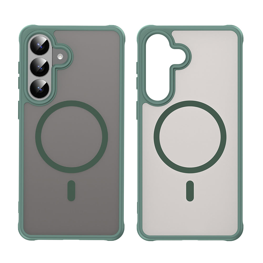 MagSafe Case for Samsung Galaxy S26 Plus S947, Techsuit, HaloFrost II, Green