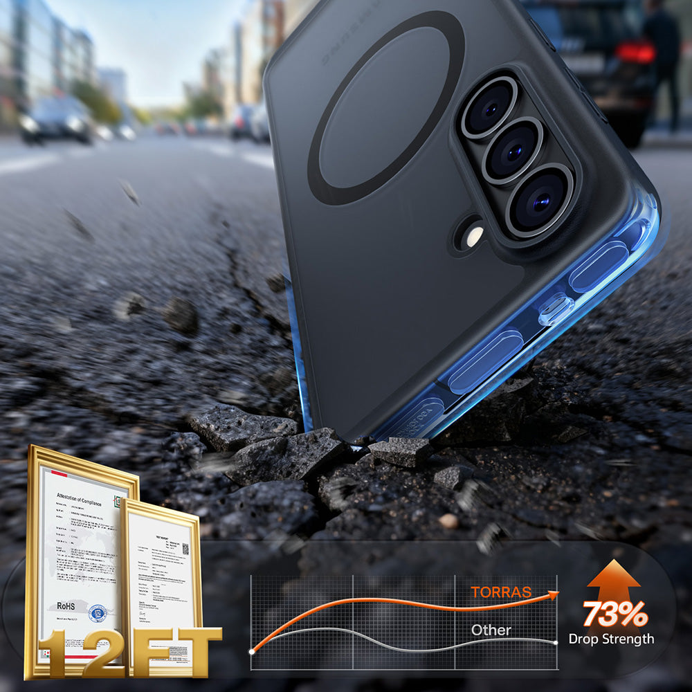 MagSafe Case for Samsung Galaxy S26 Plus, Torras, Guardian, Black