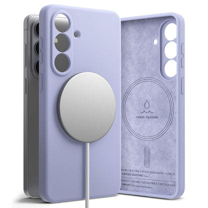 MagSafe Case for Samsung Galaxy S26 S942, Ringke, Silicone, Purple