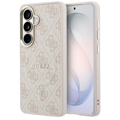 MagSafe Case for Samsung Galaxy S26 S942, Guess, 4G Embossed Ring, Pink