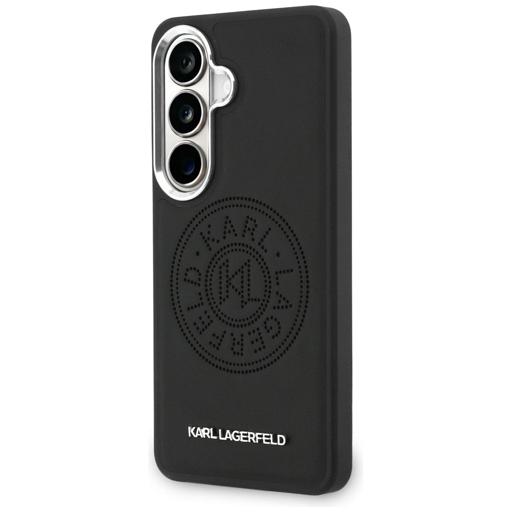 MagSafe Case for Samsung Galaxy S26 S942, Karl Lagerfeld, Karl Round Point Logo, Black