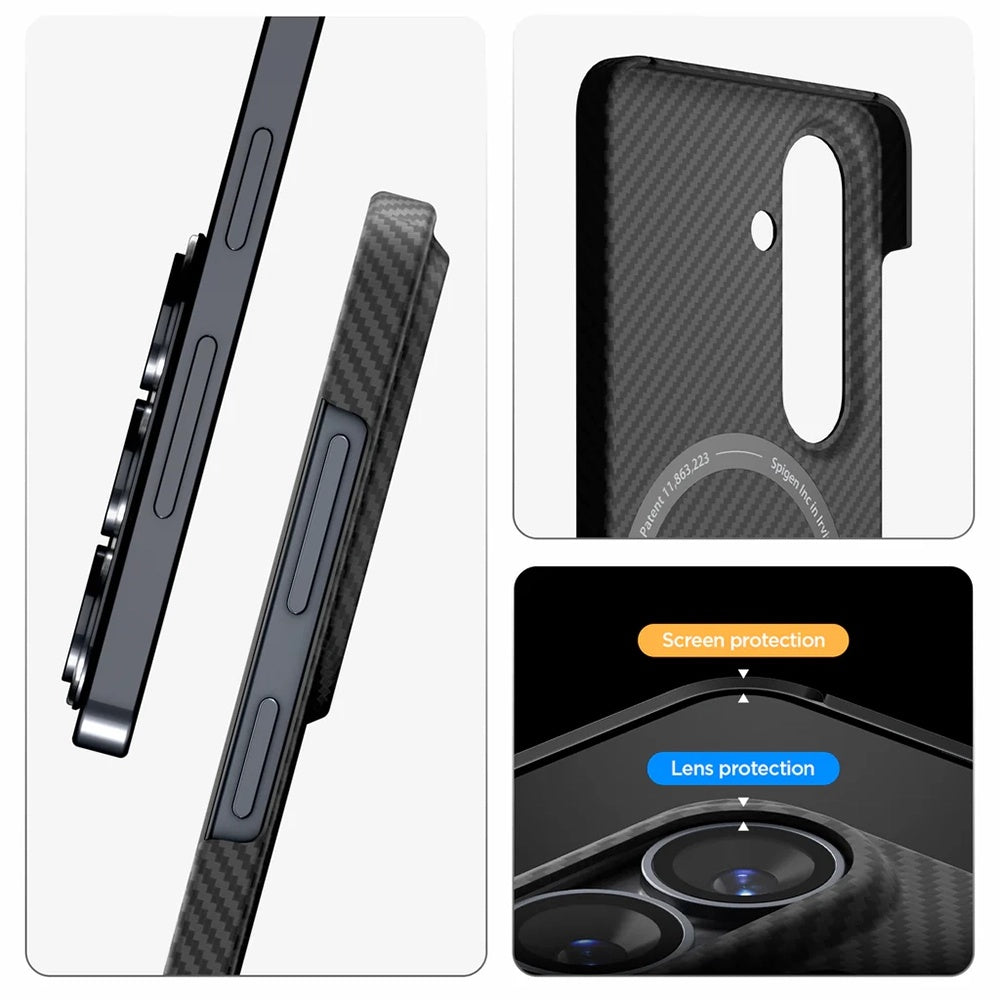 MagSafe Case for Samsung Galaxy S26 S942, Spigen, Air Skin, Black ACS11059