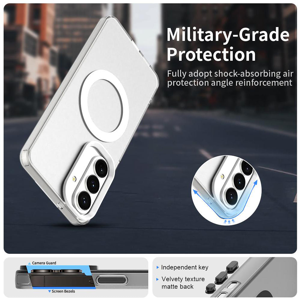 MagSafe Case for Samsung Galaxy S26 S942, Techsuit, CandyCase, White