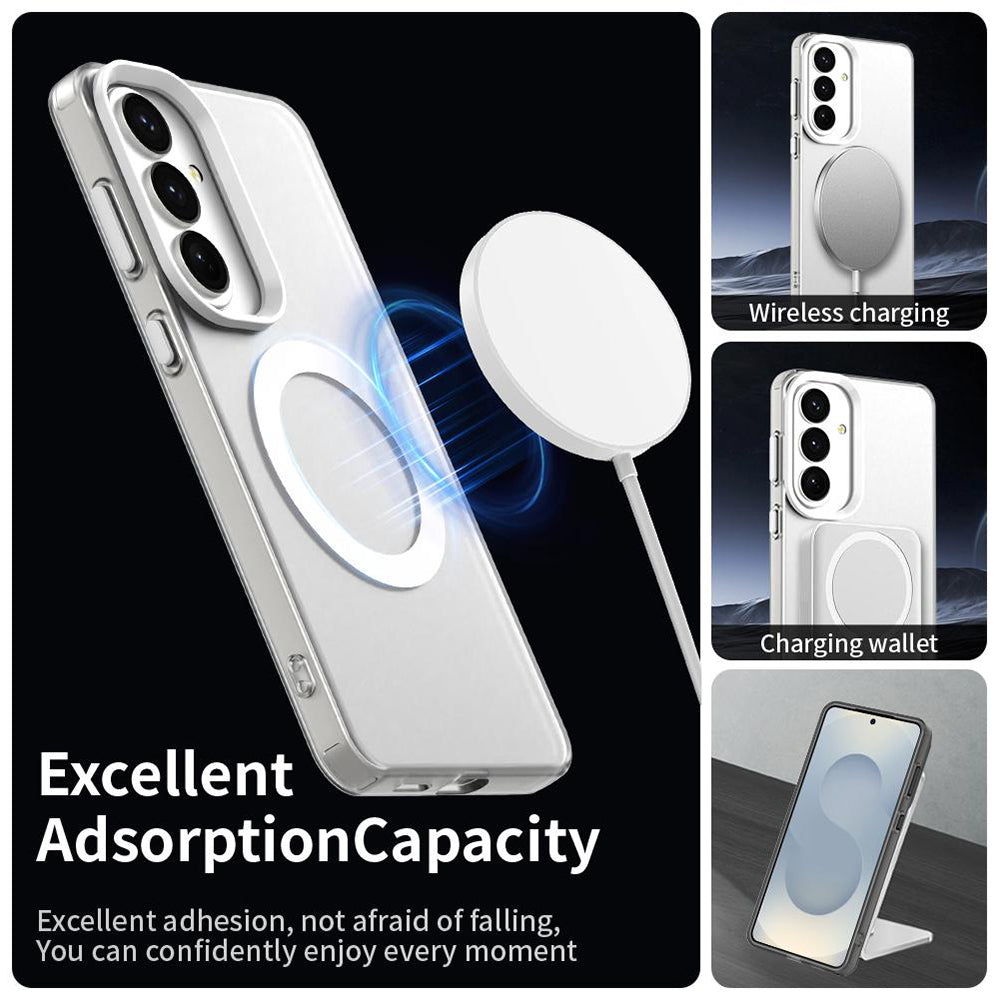 MagSafe Case for Samsung Galaxy S26 S942, Techsuit, CandyCase, White