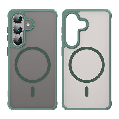MagSafe Case for Samsung Galaxy S26 S942, Techsuit, HaloFrost II, Green