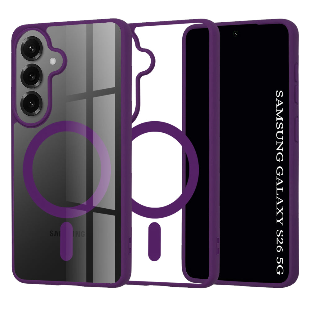 MagSafe Case for Samsung Galaxy S26, Techsuit, Pro, Purple