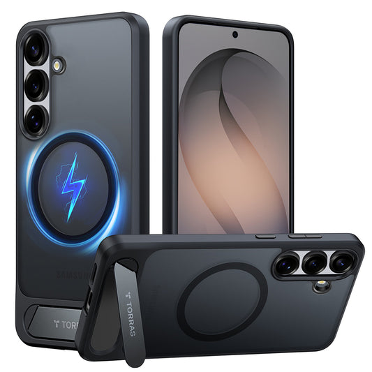 MagSafe Case for Samsung Galaxy S26, Torras, Pstand, Black