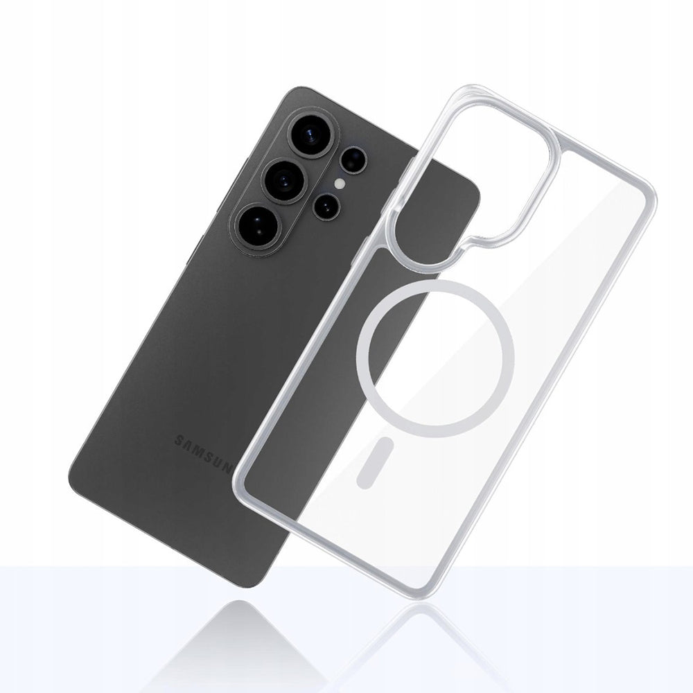 MagSafe Case for Samsung Galaxy S26 Ultra S948, 3MK, Armor MagCase, Transparent