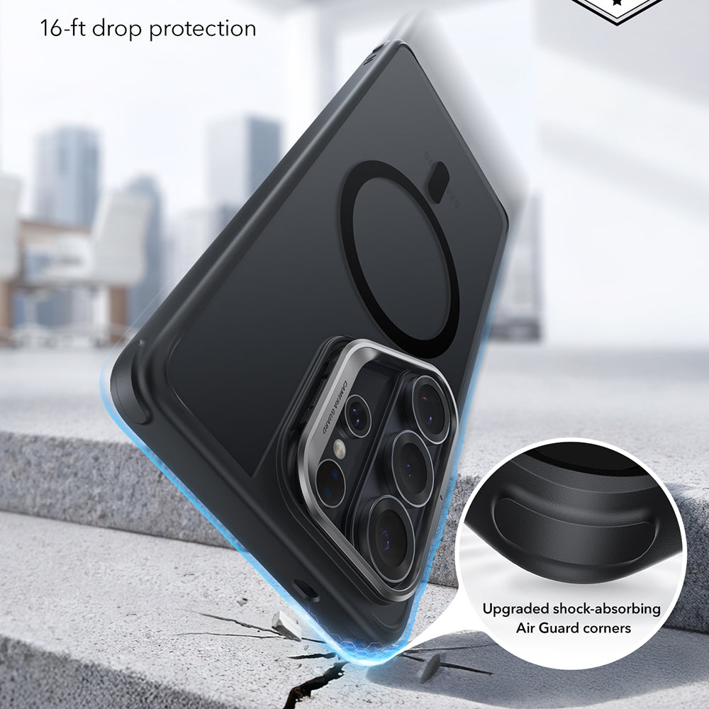 MagSafe Case for Samsung Galaxy S26 Ultra, ESR, Classic Hybrid Kickstand, Satin Black