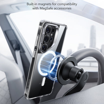 MagSafe Case for Samsung Galaxy S26 Ultra S948, ESR, Classic Hybrid Kickstand, Transparent