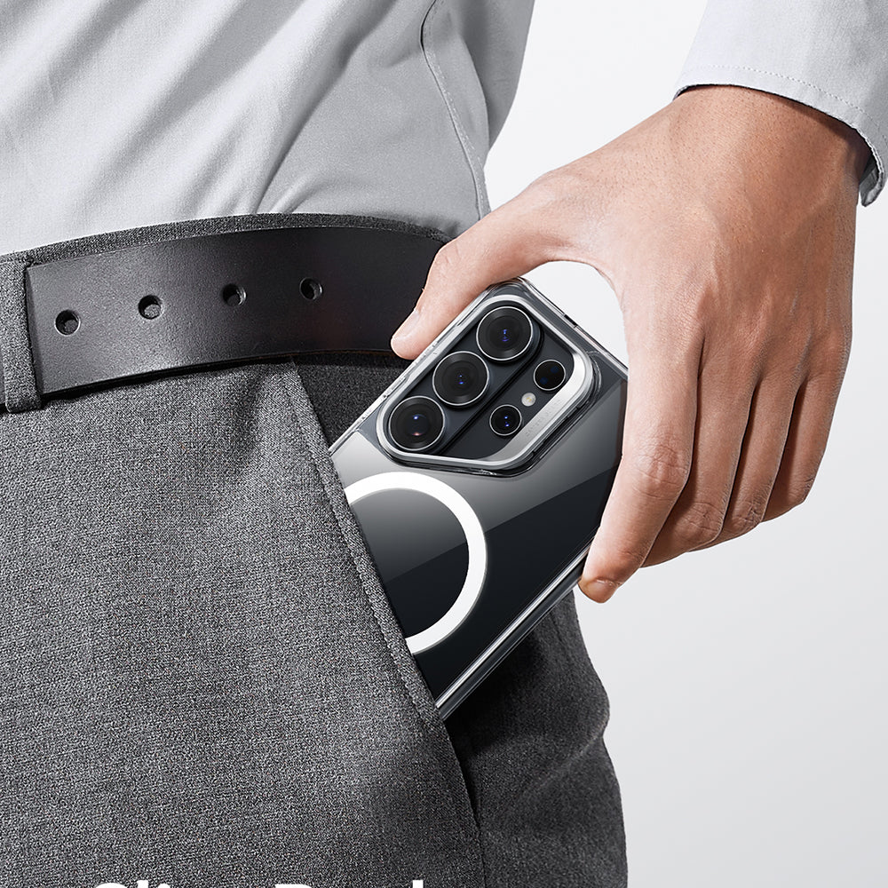 MagSafe Case for Samsung Galaxy S26 Ultra S948, ESR, Classic Hybrid Kickstand, Transparent