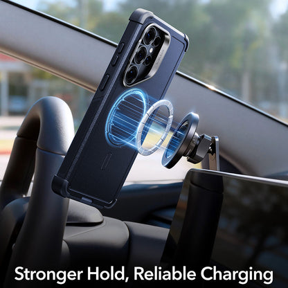 MagSafe Case for Samsung Galaxy S26 Ultra, ESR, Cyber Armor Kickstand, Black