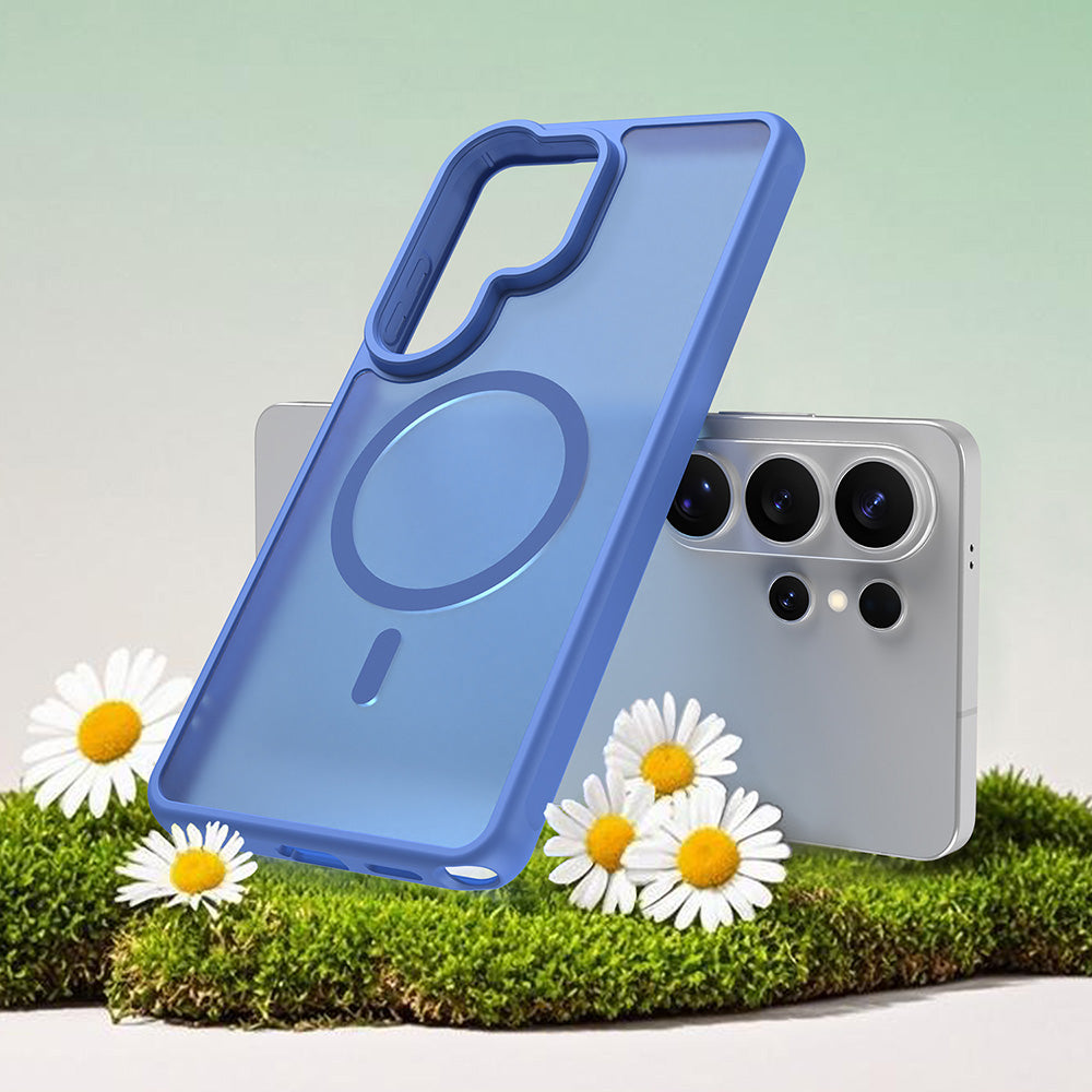 MagSafe Case for Samsung Galaxy S26 Ultra, Techsuit, HaloFrost II, Blue