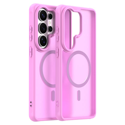 MagSafe Case for Samsung Galaxy S26 Ultra, Techsuit, HaloFrost II, Pink