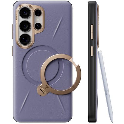 MagSafe Case for Samsung Galaxy S26 Ultra, Torras, QPRO Leather, Purple