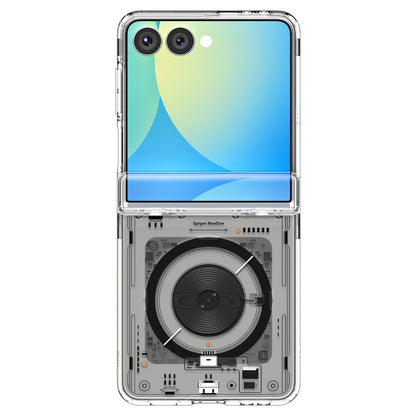 MagSafe Case for Samsung Galaxy Z Flip7 F766, Spigen, Ultra Hybrid Pro Neo One, Transparent ACS09560