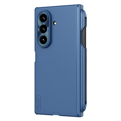 MagSafe Case for Samsung Galaxy Z Fold7 F966, Nillkin, Super Frosted Shield with Pen Holder, Blue