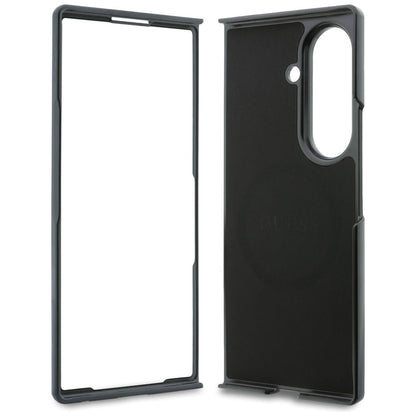 MagSafe Case for Samsung Galaxy Z Fold8 Ultra F976, Guess, 4G Leather Classic, Brown