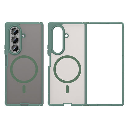 MagSafe Case for Samsung Galaxy Z Fold8 Ultra F976, Techsuit, HaloFrost II, Green