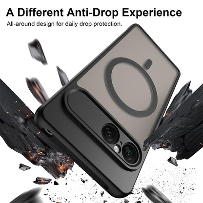 MagSafe Case for Sony Xperia 10 VIII, Techsuit, HaloFrost II, Black