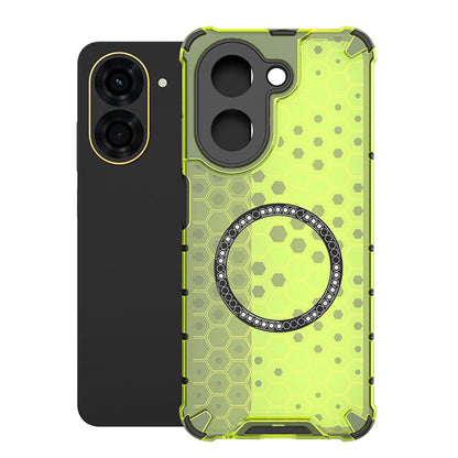 MagSafe Case for Xiaomi Redmi A5 4G (Regional), Techsuit, HoneyComb Shield, Green