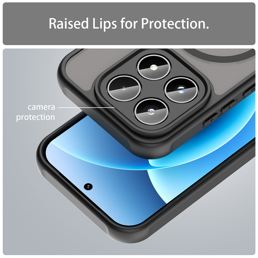 MagSafe Case for Xiaomi 17, Techsuit, HaloFrost II, Black