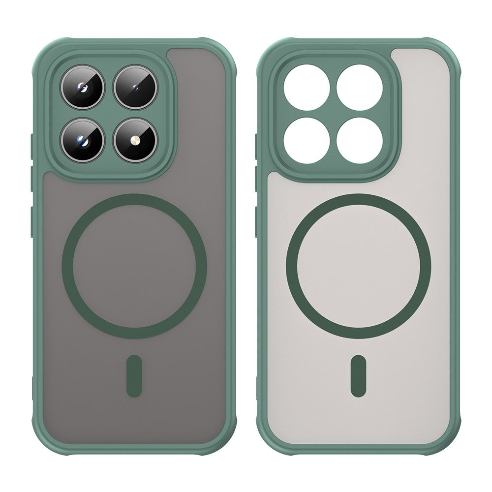 MagSafe Case for Xiaomi 17, Techsuit, HaloFrost II, Green