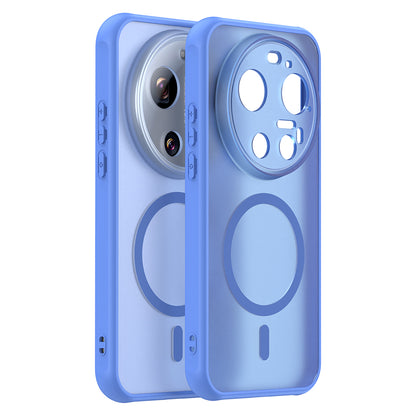 MagSafe Case for Xiaomi 17 Ultra, Techsuit, HaloFrost II, Blue