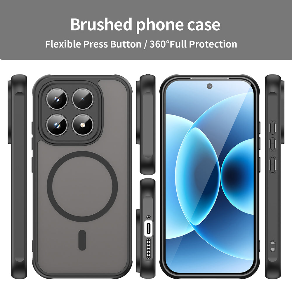 MagSafe Case for Xiaomi 17T Pro, Techsuit, HaloFrost II, Black