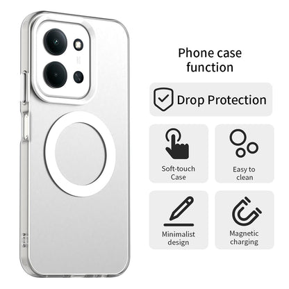MagSafe Case for Xiaomi Poco C85 4G / Redmi 15C 5G / 15C 4G, Techsuit, CandyCase, White
