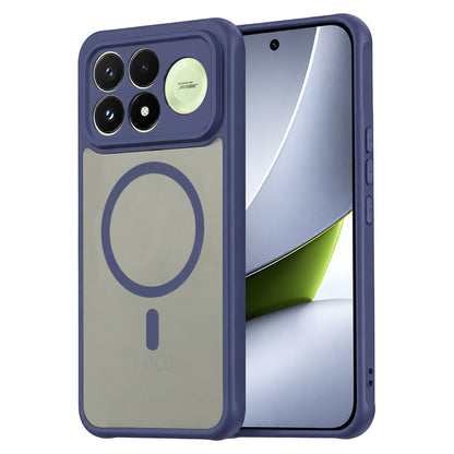 MagSafe Case for Xiaomi Poco F9 Pro, Techsuit, HaloFrost II, Navy Blue