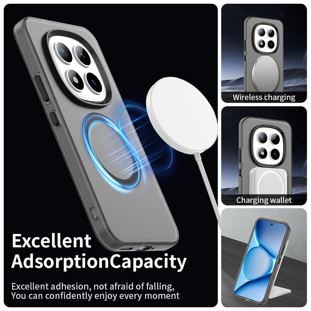 MagSafe Case for Xiaomi Poco M8 Pro / Redmi Note 15 Pro+ 5G, Techsuit, CandyCase, Black