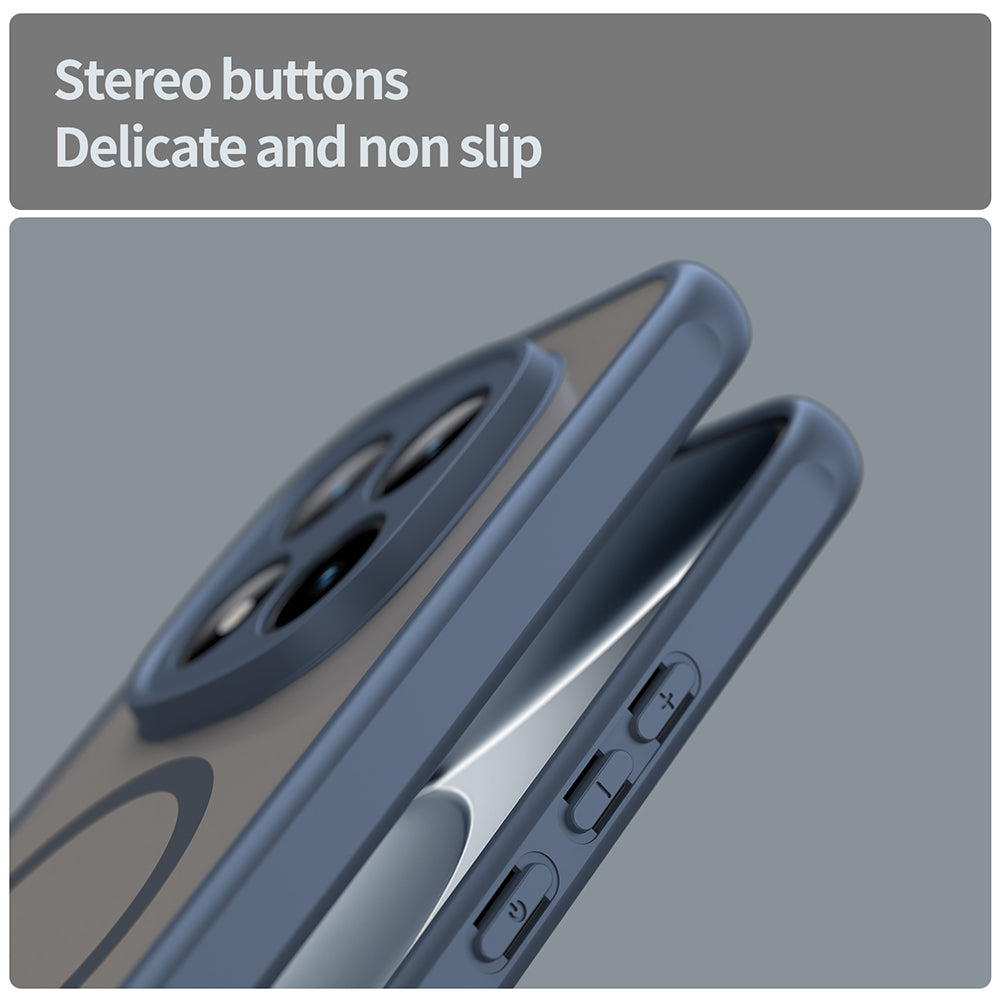 MagSafe Case for Xiaomi Poco M8 Pro / Redmi Note 15 Pro+ 5G, Techsuit, HaloFrost II, Navy Blue