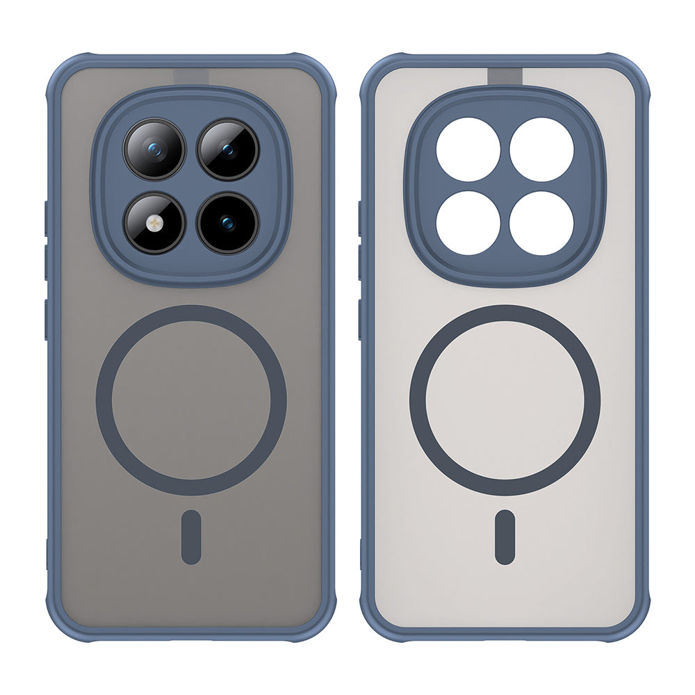 MagSafe Case for Xiaomi Poco M8 Pro / Redmi Note 15 Pro+ 5G, Techsuit, HaloFrost II, Navy Blue