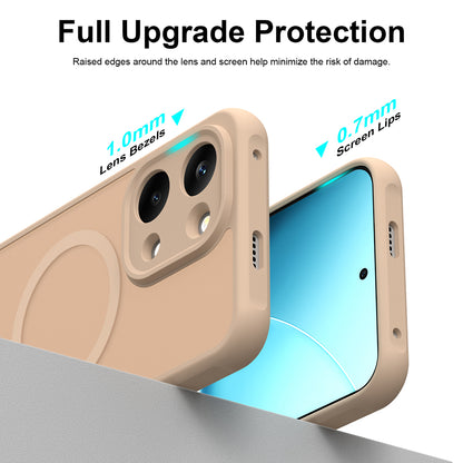 MagSafe Case for Xiaomi Poco X8 Pro Max, Techsuit, HaloFrost II, Gold
