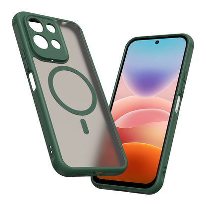 MagSafe Case for Xiaomi Redmi 17 5G / 17 4G, Techsuit, HaloFrost II, Green