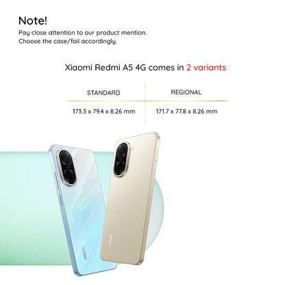 MagSafe Case for Xiaomi Redmi A5 4G (Standard), Techsuit, Shockproof Clear, Smoke