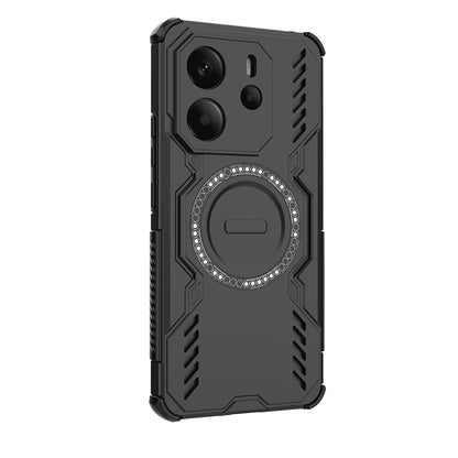 MagSafe Case for Xiaomi Redmi Note 14 4G (Regional), Techsuit, ArmorMag, Black