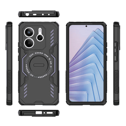 MagSafe Case for Xiaomi Redmi Note 14 5G, Techsuit, ArmorMag, Black