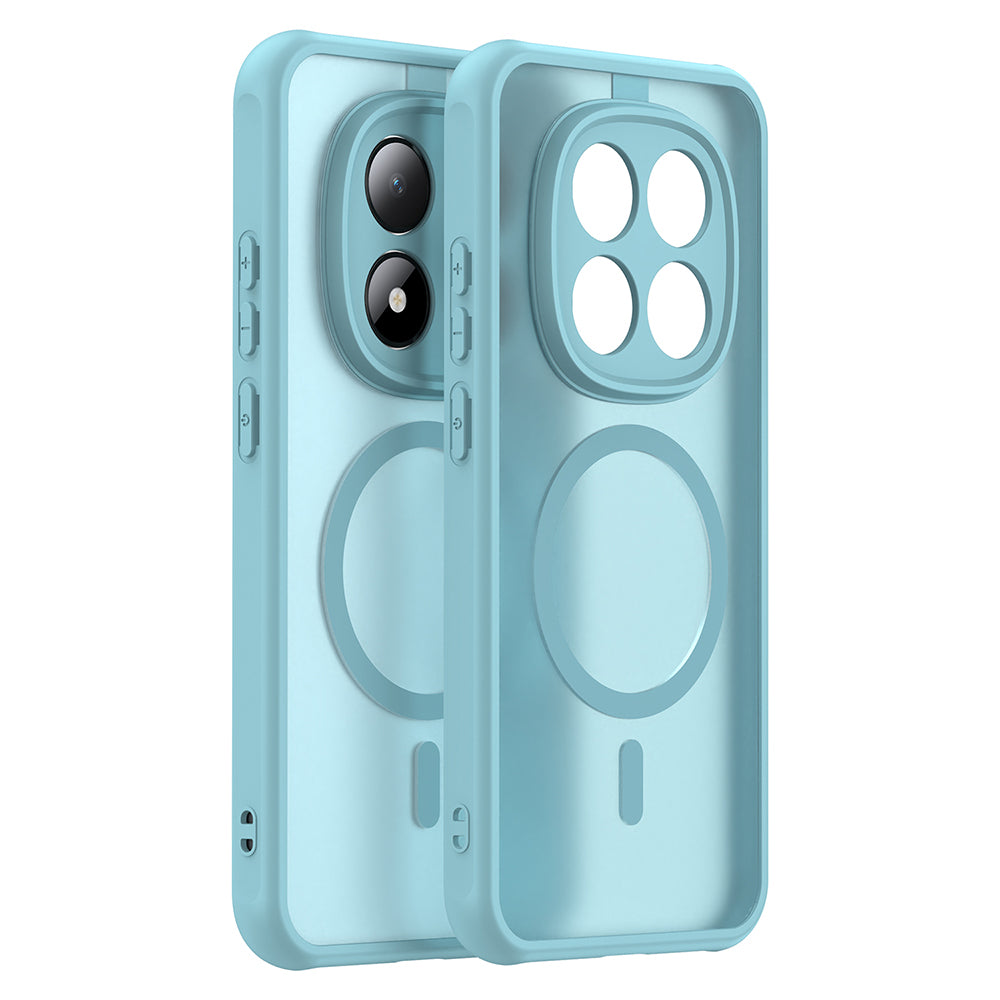 MagSafe Case for Xiaomi Redmi Note 15 Pro 5G, Techsuit, HaloFrost II, Light Green